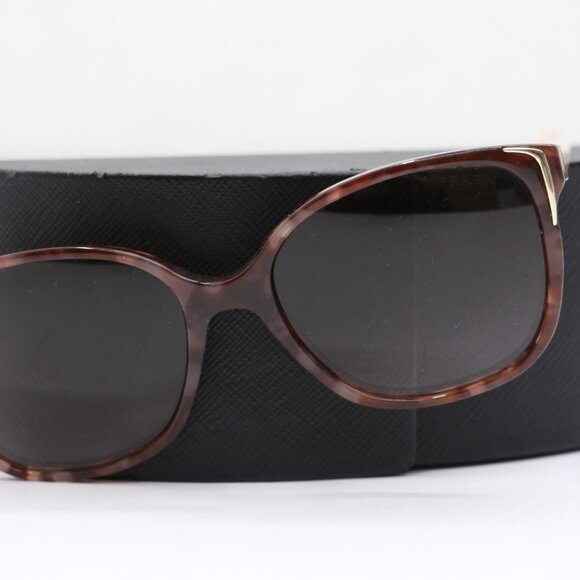 Prada Women's SPR01O 55 17 UE0-0A6 Spotted Brown Pink/Brown Graidient Sunglasses - Picture 5 of 16